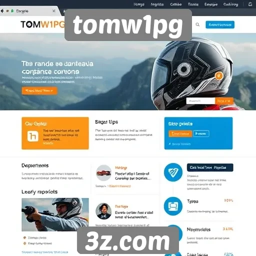 Análise das funcionalidades do site tomw1pg