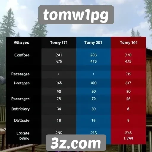 Comparativo entre tomw1pg e outros sites de jogos